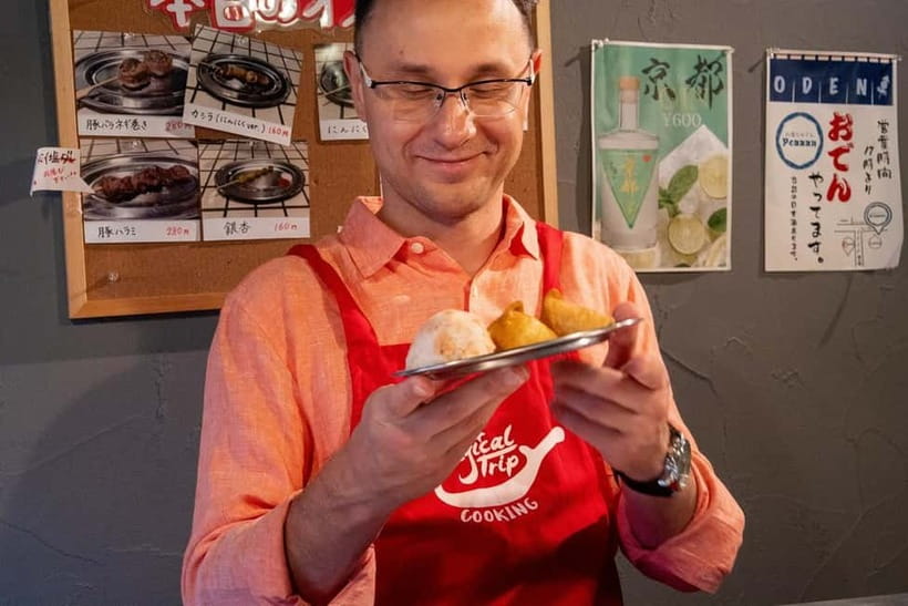Kyoto Udon & Tempura Cooking Class with Professional Chefs - Rice dishes, inari sushi, and onigiri