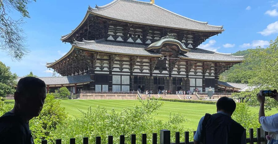Nara City Tour | Explore Temples, Park & Local Highlights - Meeting in Namba and riding toward Nara