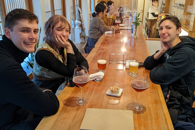 Nara - Craft Beer, Sake & Food Walking Tour - Five sake styles at Harushika Brewery