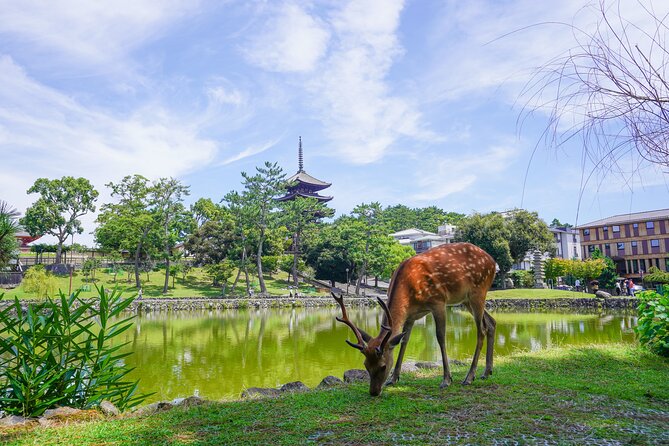 Nara Half Day Trip Walking Tour (Private Option Available) - Entering Todaiji beneath the guardian statues
