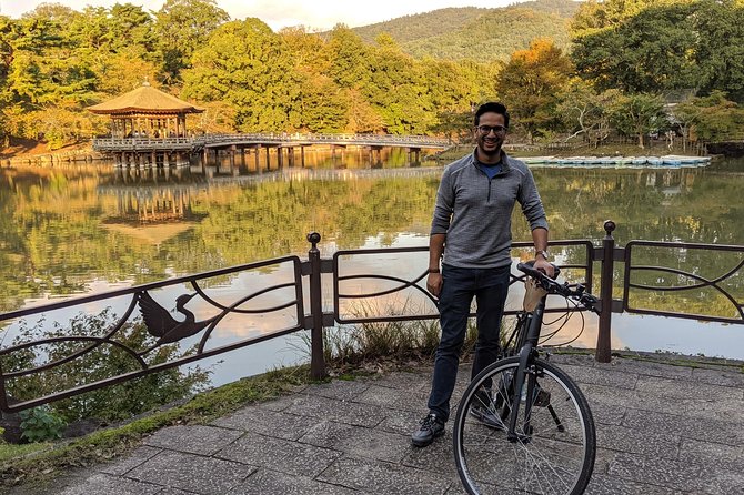 Nara - Highlights Bike Tour - Sagi Pond and the final photo stop