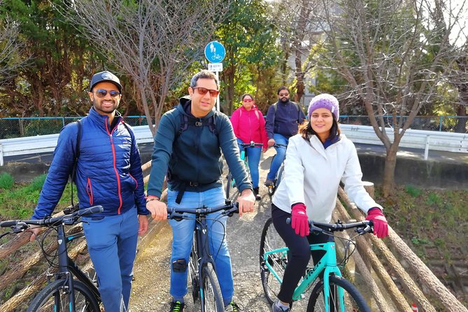 Nara - Private Family Bike Tour - Sagi Pond and the final photograph
