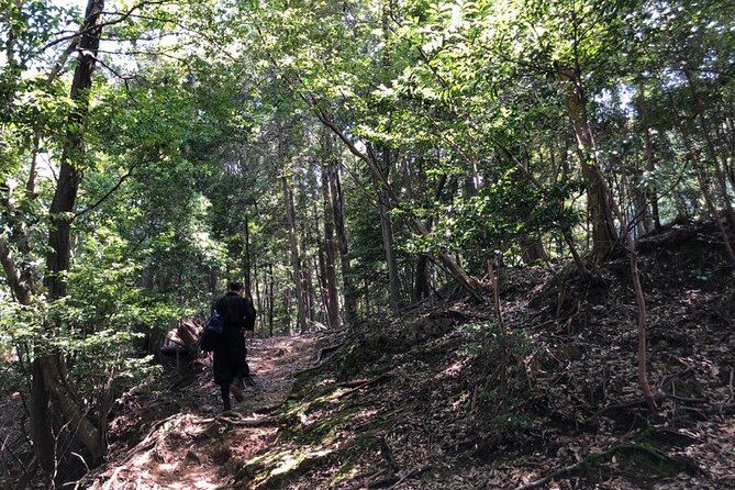 Ninja Trekking half-day tour at Mt.Daimonji Kyoto - Descending toward Ginkakuji