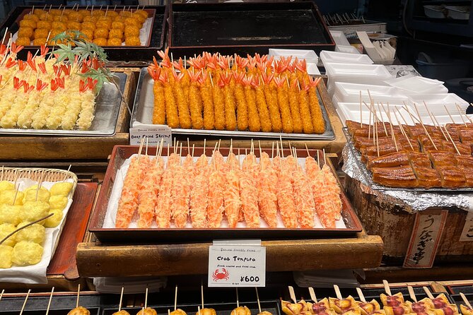 Nishiki Market Walking Food Tour With Gyoza Workshop - Choosing ingredients for your own dumplings