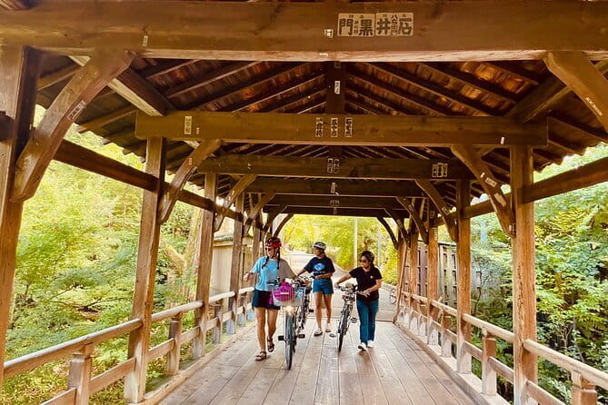 Pedal Adventure Kyoto's iconic landmarks on an e-bike tour - Higashiyama, a temple, and a quick snack