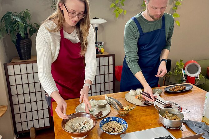 Private Guided Traditional Buddhist Cooking in Japan - Sitting down to a complete Buddhist meal