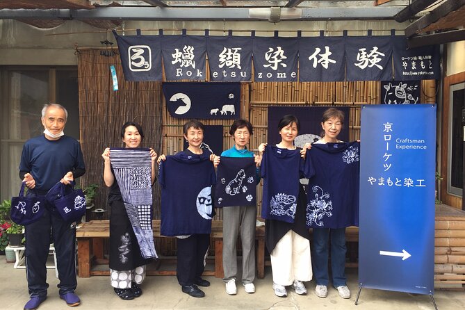Roketsu dyeing experience: M course Roketsu Dyeing Experience - Arriving at Roketsu73 in western Kyoto
