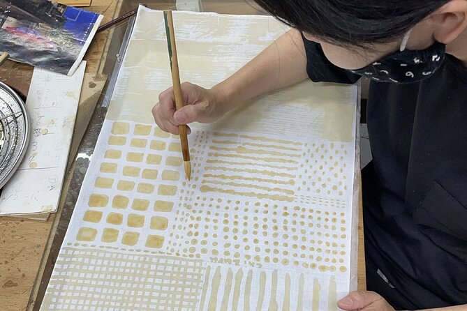 Roketsu dyeing experience: M course Roketsu Dyeing Experience - Practicing before the real fabric