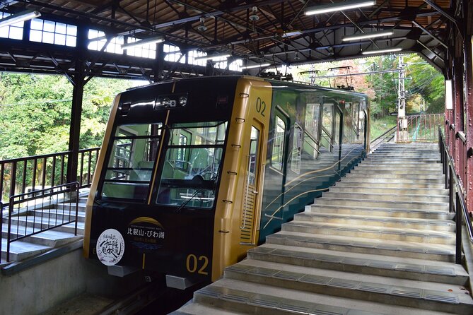 Sacred Peak and Scenic View Hieizan Enryaku ji and Hiyoshi Shrine - Riding the Sakamoto Cable Car above Lake Biwa