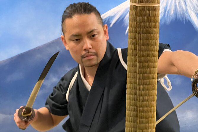 Samurai Training with Modern day Musashi in Kyoto - Watching Yushin Sensei’s two-katana performance