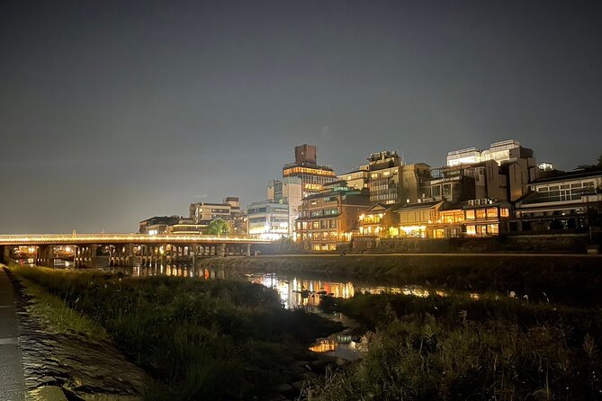 See What You Can’t See by Day — Explore Kyoto at Night by E-Bike - Shirakawa Canal and the old tea district mood