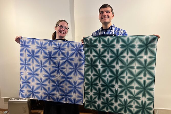 Sekka Cotton Furoshiki Class - Making a Kyoto souvenir with sekka shibori