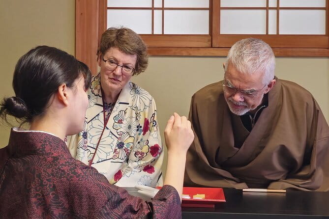 Tea Ceremony in 150 Years Old Townhouse with Tables and Chairs - A short tea lesson in Kyoto’s Ninenzaka district